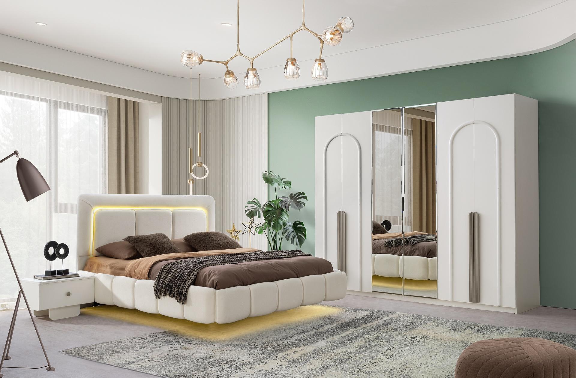 Спален комплект Фоанде - Включен матрак