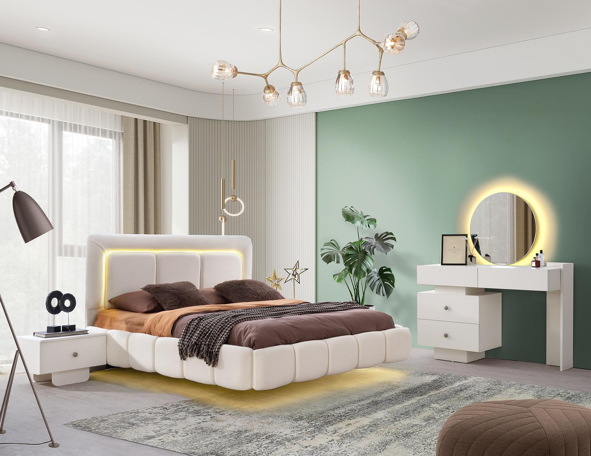 Спален комплект Фоанде - Включен матрак